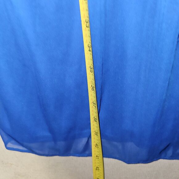 NWT Adrianna Papell Royal Blue Dress Plus Size 20 Special Occasion Wedding Guest - Picture 11 of 14